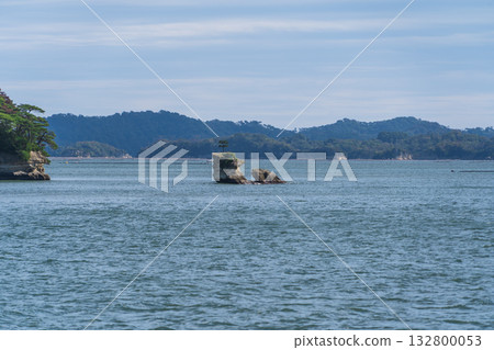 松島縣千巖島的景色，是日本三大名勝之一。 132800053