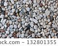 Gravel road stones, background material Gravel road stones, background material 132801355