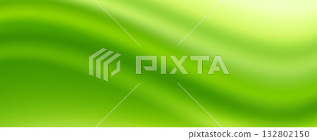 Matcha latte smooth gradient. Pistachio color blurred splash background. Green lime liquid wave wallpaper. Matcha tea drink abstract texture backdrop for promo, brochure, banner. Vector juicy fresh bg 132802150