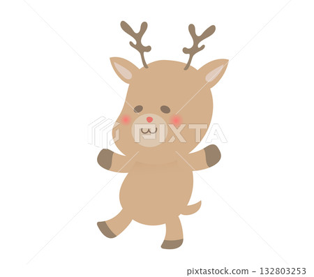 Smiling reindeer Smiling reindeer 132803253