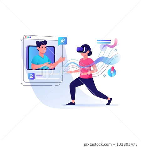VR Exercise Telemedicine Prescription 132803473