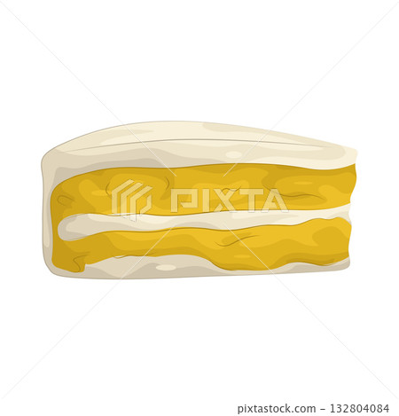 Illustration of cheesecake Illustration of cheesecake 132804084