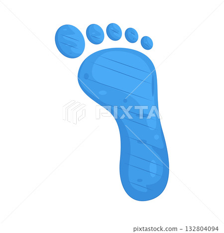 Illustration of digital footprint 132804094
