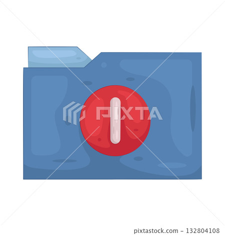 Illustration of folder Illustration of folder 132804108