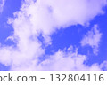 Blue sky with clouds (wallpaper material) 132804116