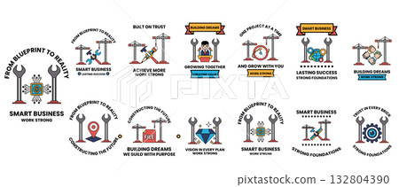 The image is a collection of different designs The image is a collection of different designs 132804390
