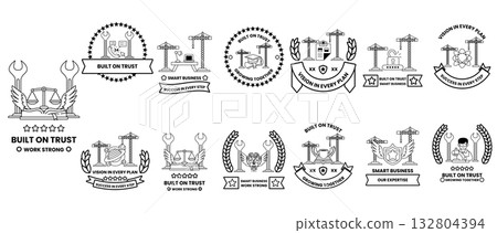 The image is a collection of symbols The image is a collection of symbols 132804394