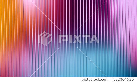 Vibrant gradient with vertical line patterns in abstract colorful design 132804530