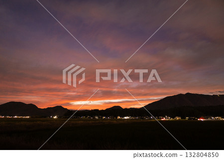 彌彥山日落烈焰 132804850