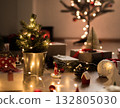 Christmas decorations are beautifully arranged to welcome christmas 132805030