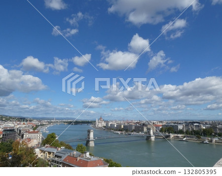 多瑙河和布達佩斯城市景觀 132805395
