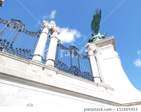 多瑙河和布達佩斯城市景觀 132805453