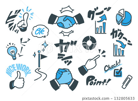 [擬聲詞] 一套與商業成功和成就相關的圖標和音效（擬聲詞） 132805633