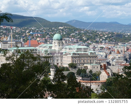 從蓋勒特山眺望多瑙河和布達佩斯 132805755