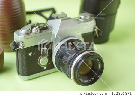 Old SLR camera 132805871