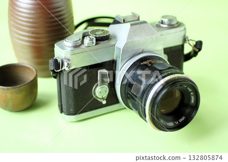 Old SLR camera Old SLR camera 132805874