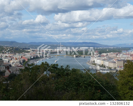 Danube water scenery 132806132
