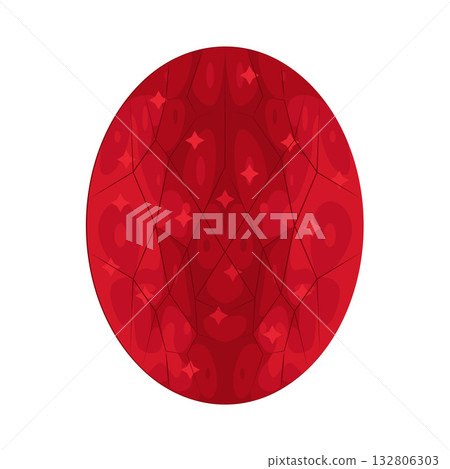 Illustration of red diamond 132806303