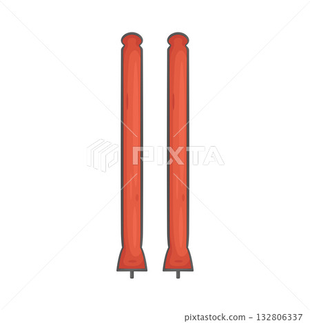 Illustration of surface marker buoy  132806337