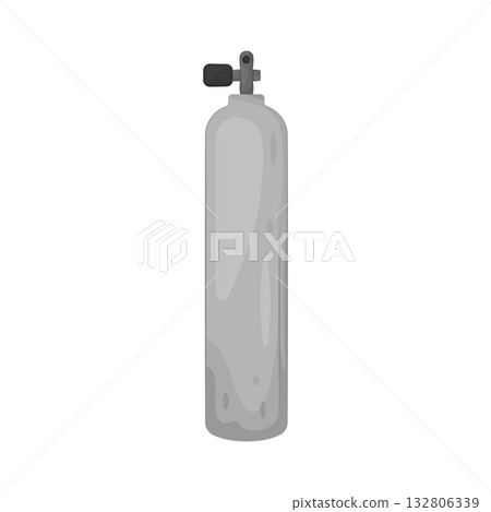 Illustration of oxygen tank 132806339