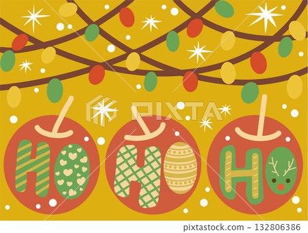 Christmas decorations, lanterns Christmas decorations, lanterns 132806386