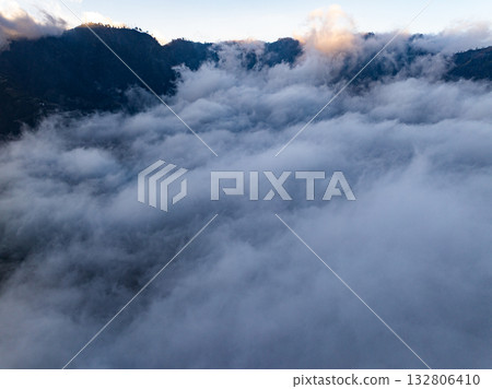 Amazing View beautiful landscape nature view in the morning at Indonesia 132806410