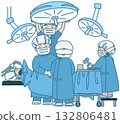 Medical staff under surgery 132806481
