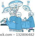Medical staff under surgery 132806482