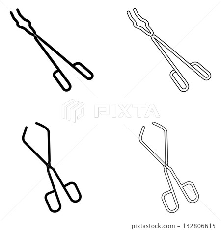 Chemical laboratory glass clamp tool 132806615