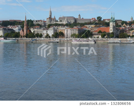 View of the Buda district from the Danube 132806656