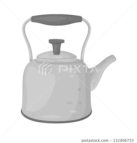 Illustration of teapot 132806733