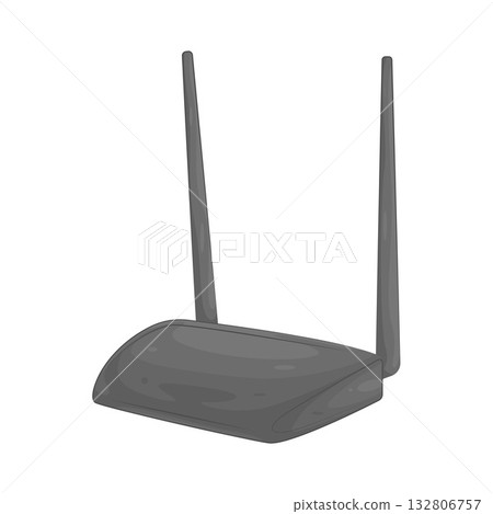 Illustration of router Illustration of router 132806757