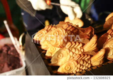 Bungeoppang, a Korean street food. Bungeoppang, a Korean street food. 132806925