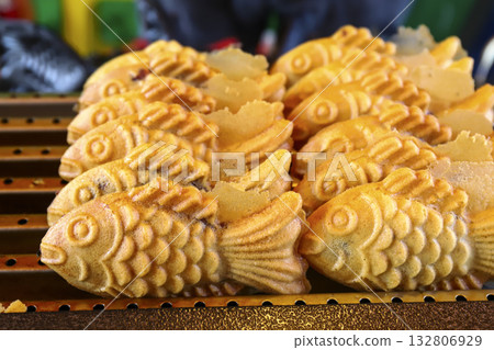 Bungeoppang, a Koren street food. Bungeoppang, a Koren street food. 132806929