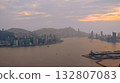 Nov 2 2025 Victoria Harbour Skyline and Bustling Waterfront Life 132807083
