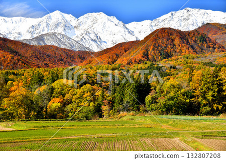 從小谷村眺望白馬三山（長野縣小谷村）[2025年11月] 132807208