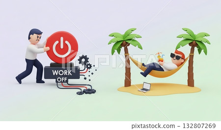 放下工作，享受美好的假期 132807269