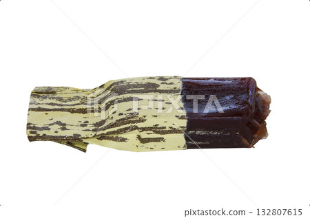 一口大小的清水羊羹(白色背景剪紙) 一口大小的清水羊羹(白色背景剪紙) 132807615
