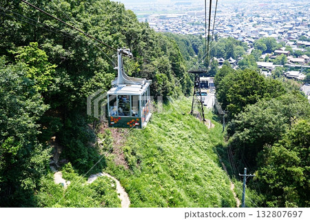 滋賀縣、近江八幡、八幡山索道及近江八幡市(夏季) 滋賀縣、近江八幡、八幡山索道及近江八幡市(夏季) 132807697