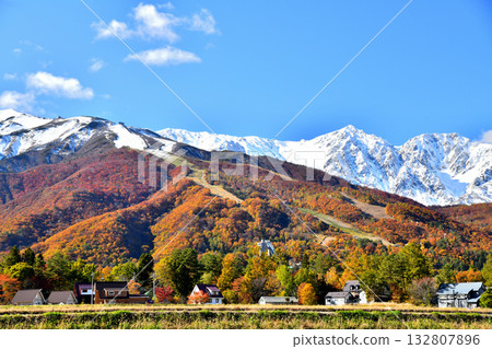 白馬村景色 / 俯瞰白馬八方尾根滑雪場（長野縣白馬村）[2025年11月] 132807896
