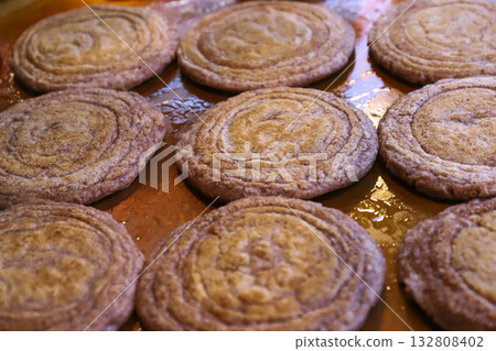 Millet bukkumi, a favorite snack in winter 132808402