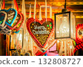 Nuremberg, Germany. Advent in Bavaria with traditional gingerbread cookies,  at Nurnberger Christkindlesmarkt 132808727