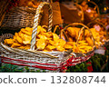 Krakow, Poland. Ryenek Christmas Market stall with traditional sweets 132808744
