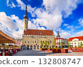 Tallinn, Estonia. Iconic Raekoja Plats and the Old Town Hall 132808747