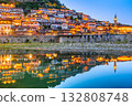 Old houses of Berat, historic city in Albania - Balkans country, world heritage. 132808748