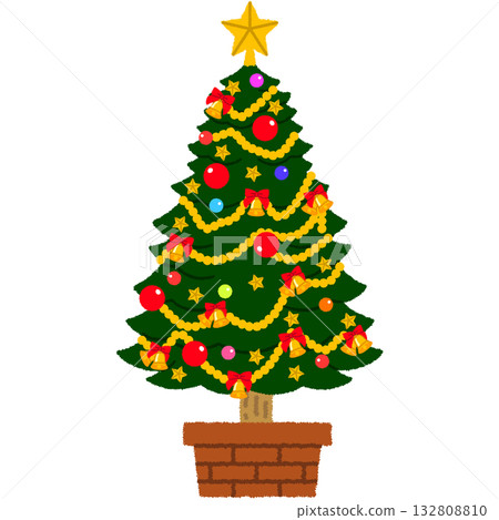 聖誕樹圖 132808810