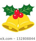 Christmas bell illustration Christmas bell illustration 132808844