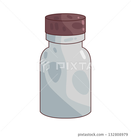 illustration of Liquid Vaccine bottle illustration of Liquid Vaccine bottle 132808979