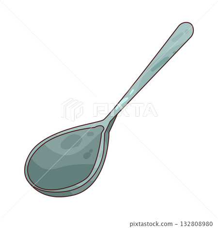 illustration of medicine spoon 132808980