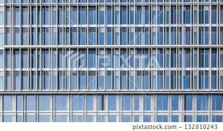 Modern glass building facade for concept of corporate architecture, business, or finance 132810243
